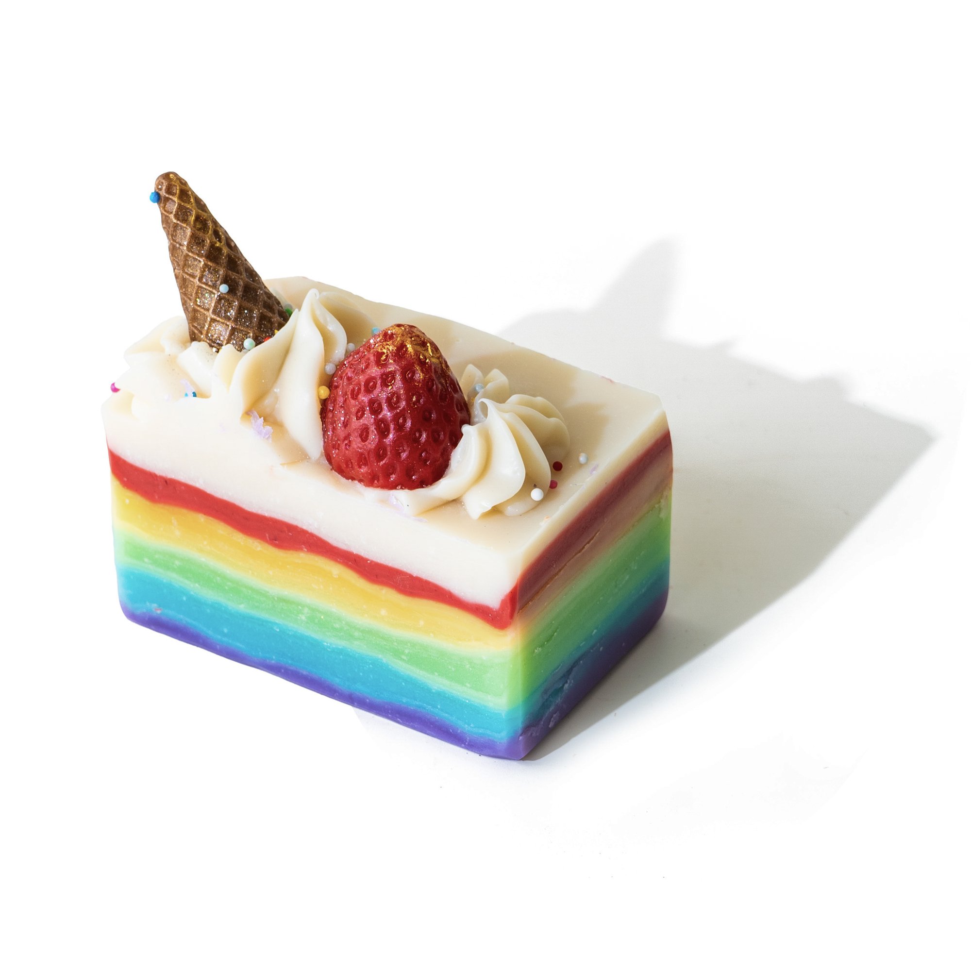 Product Photoshoot in Mumbai with a cake pastry soap that looks almost good enough to eat